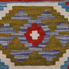 Handmade Multi Kilim Geometric 10' Runner