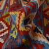 Handmade Multi Kilim Geometric 10' Runner