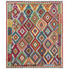 Handmade Multi Kilim Geometric 8x10 ft