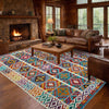 Handmade Multi Kilim Geometric 9x12 ft