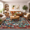 Handmade Multi Kilim Geometric 8x10 ft