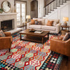 Handmade Multi Kilim Geometric 8x10 ft