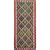 Handmade Multi Kilim Geometric 8' Runner