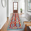 Handmade Multi Kilim Geometric 10' Runner