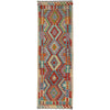 Handmade Multi Kilim Geometric 10' Runner