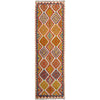 Handmade Multi Kilim Geometric 10' Runner