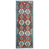 Handmade Multi Kilim Geometric 10' Runner