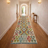 Handmade Multi Kilim Geometric 10' Runner