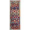 Handmade Multi Kilim Geometric 8' Runner