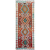 Handmade Multi Kilim Geometric 10' Runner