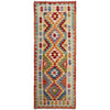 Handmade Multi Kilim Geometric 8' Runner