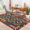 Handmade Multi Kilim Geometric 2x4 ft
