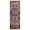Handmade Multi Kilim Geometric 10' Runner
