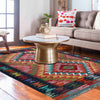 Handmade Multi Kilim Geometric 2x4 ft