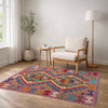 Handmade Multi Kilim Geometric 2x4 ft
