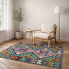 Handmade Multi Kilim Geometric 2x4 ft