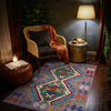Handmade Multi Kilim Geometric 2x4 ft