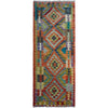 Handmade Multi Kilim Geometric 6' Runner