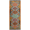 Handmade Multi Kilim Geometric 6' Runner