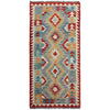 Handmade Multi Kilim Geometric 6' Runner