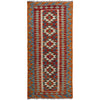 Handmade Multi Kilim Geometric 6' Runner