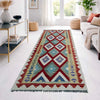 Handmade Multi Kilim Geometric 6' Runner
