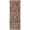 Handmade Multi Kilim Geometric 8' Runner