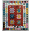 Handmade Multi Kilim Geometric 7x10 ft