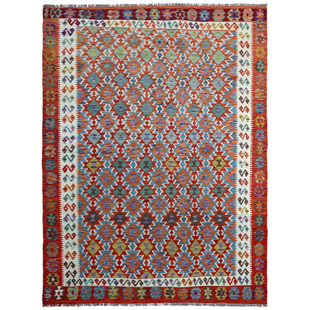 Handmade Multi Kilim Geometric 8x10 ft