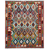 Handmade Multi Kilim Geometric 7x10 ft