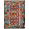 Handmade Multi Kilim Geometric 7x10 ft