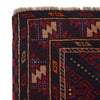 Baluchi Rug Handmade Multi Geometric 4x7 ft
