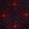 Baluchi Rug Handmade Multi Geometric 4x7 ft