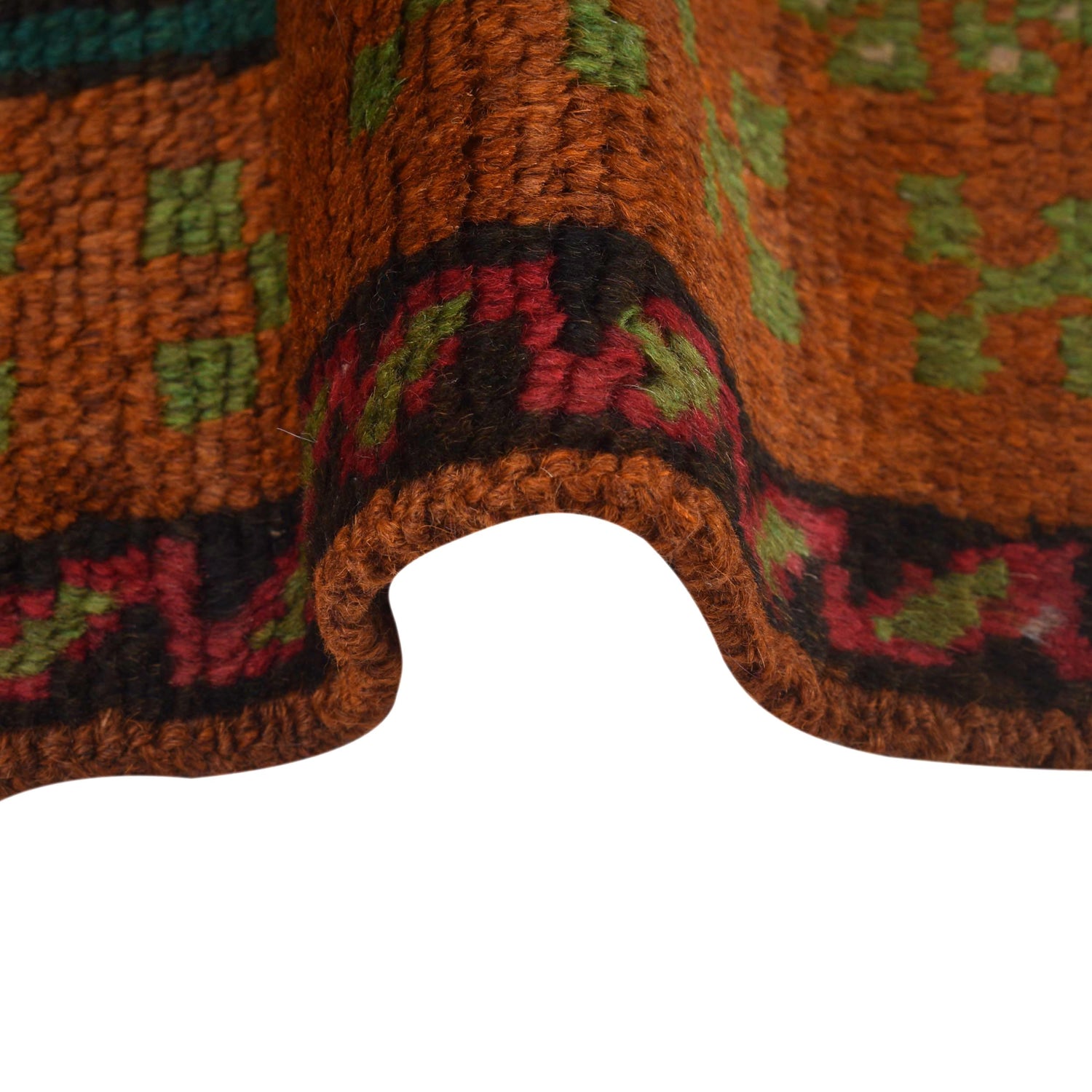 Baluchi Runner Rug Handmade Orange 6' Runner