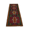 Baluchi Runner Rug Handmade Black 6' Runner