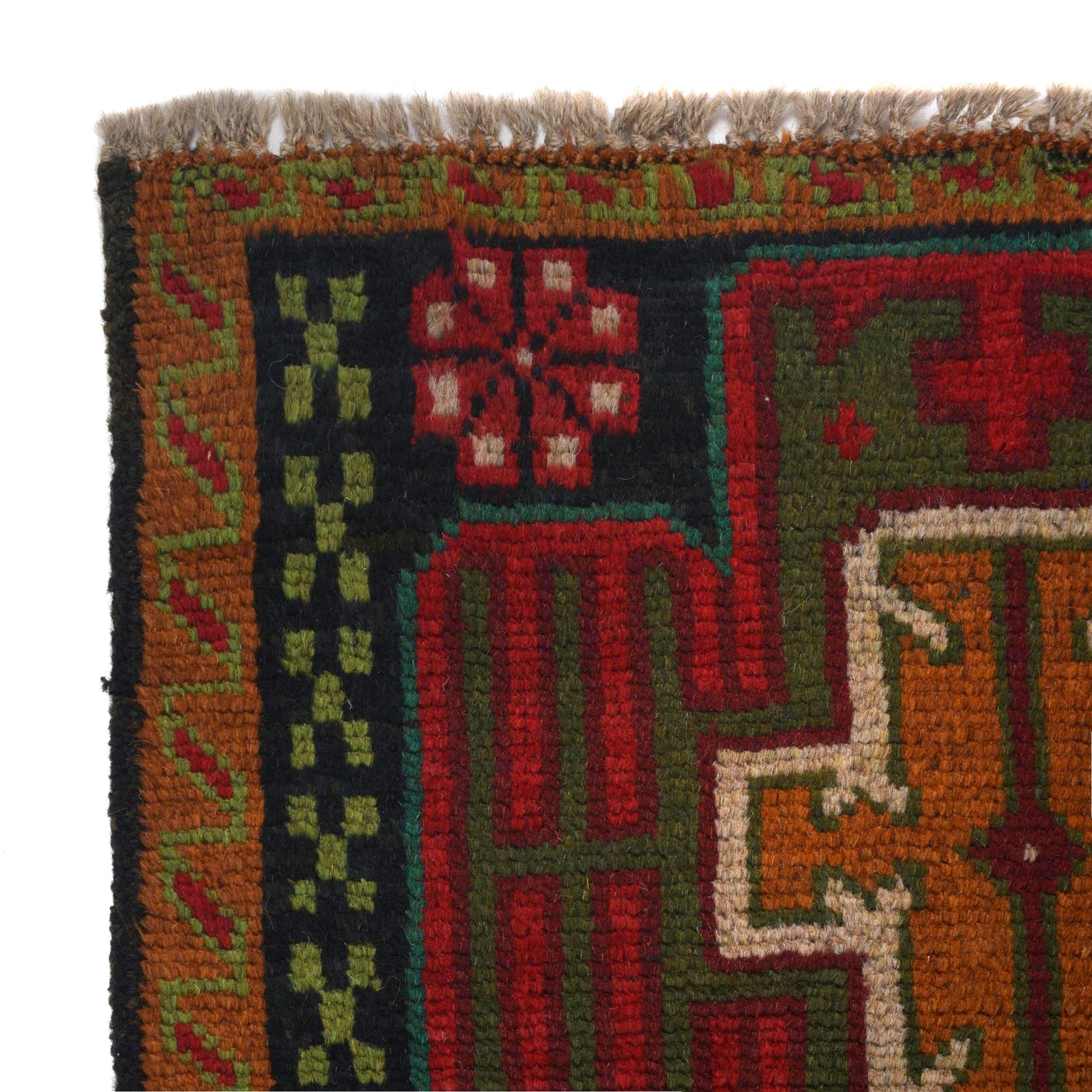 Baluchi Runner Rug Handmade Black 6' Runner