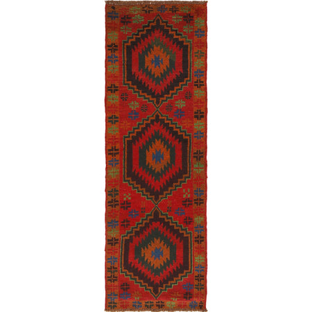 Baluchi Runner Rug Handmade Red 6' Runner