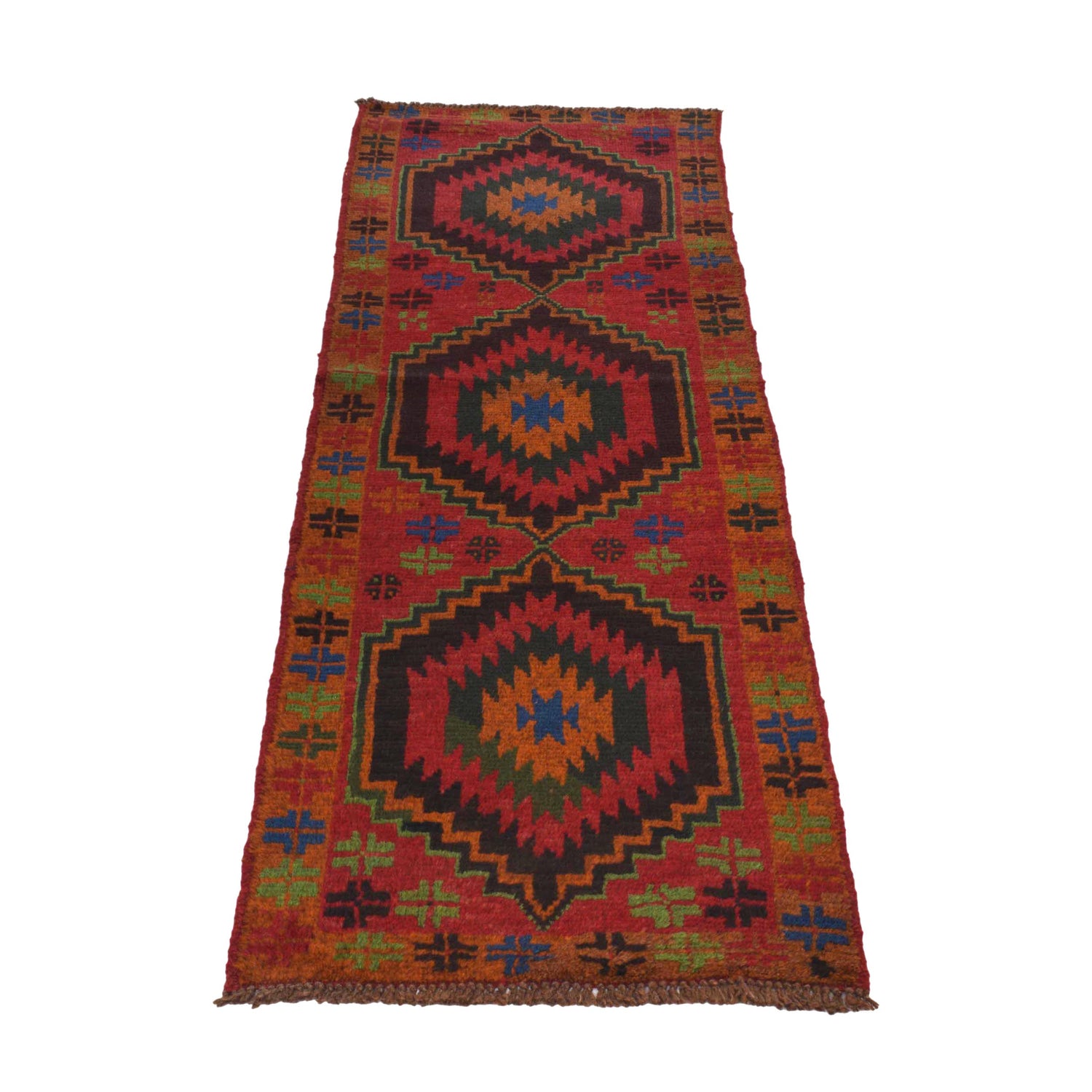 Baluchi Runner Rug Handmade Red 6' Runner