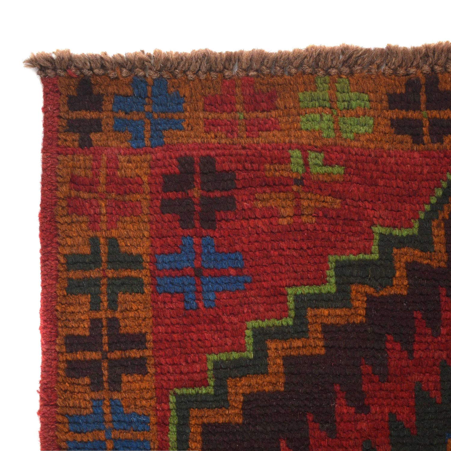 Baluchi Runner Rug Handmade Red 6' Runner