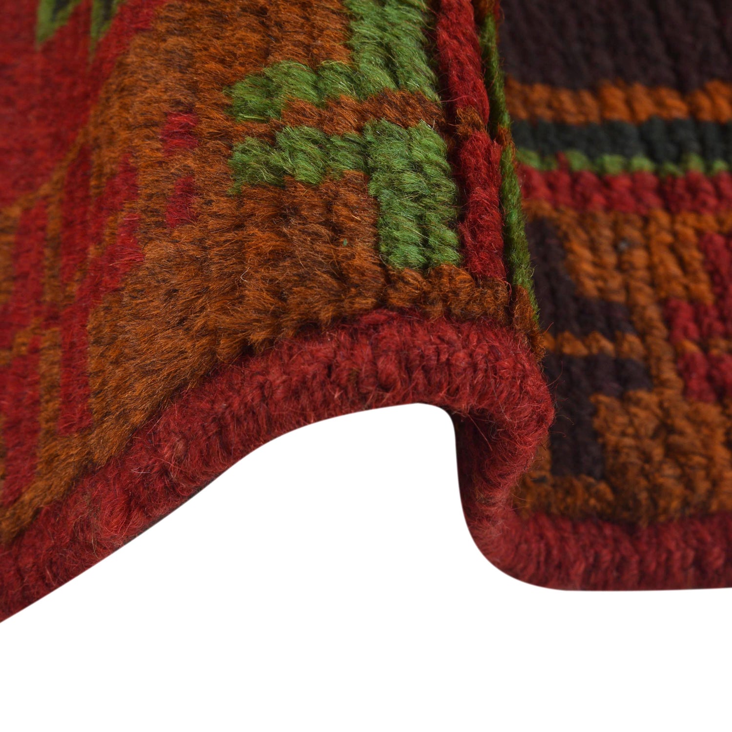 Baluchi Runner Rug Handmade Red 6' Runner
