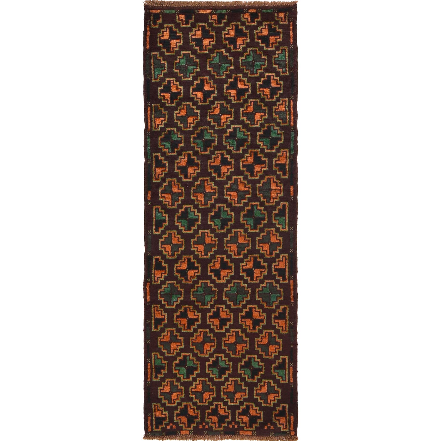 Baluchi Runner Rug Handmade Multi 6' Runner