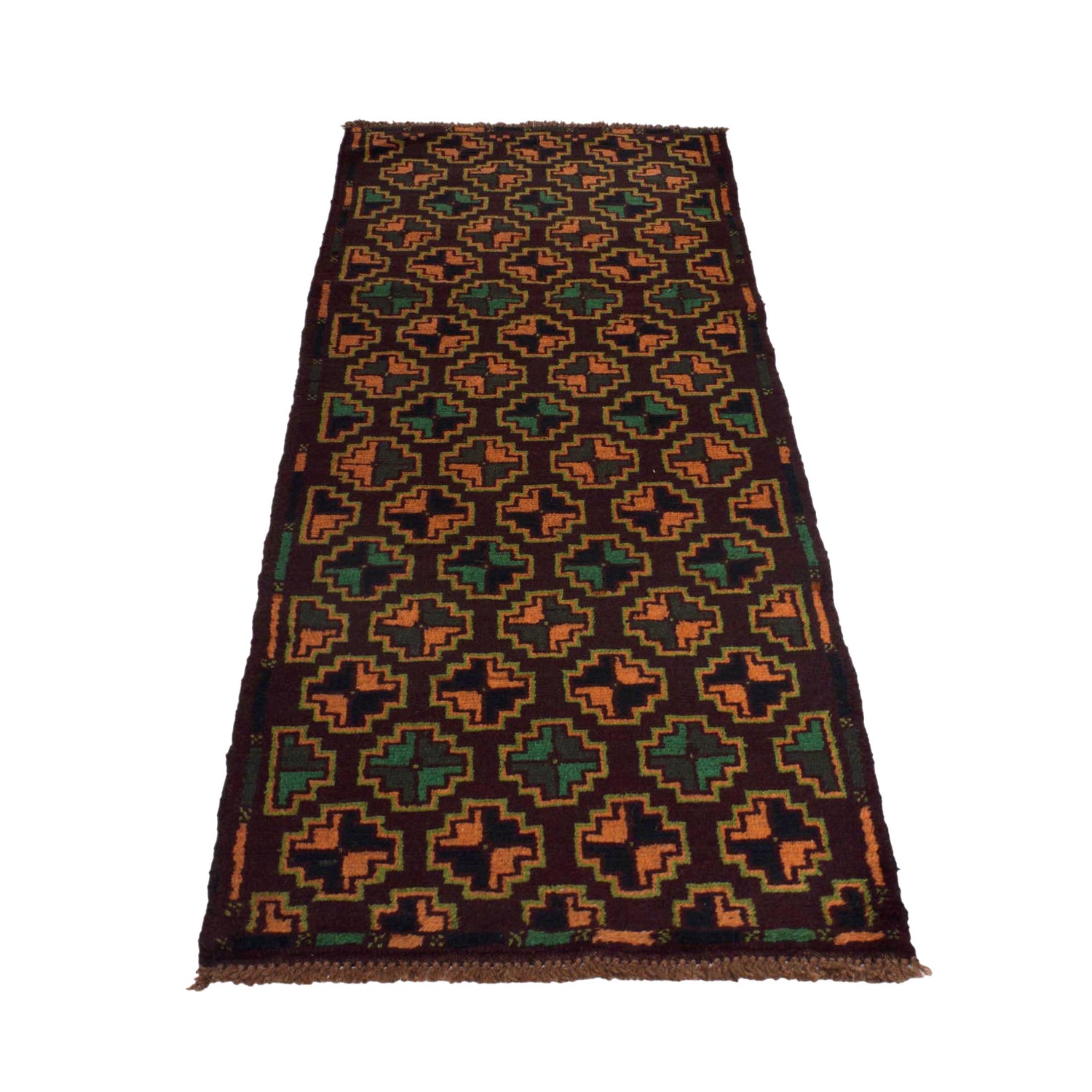 Baluchi Runner Rug Handmade Multi 6' Runner