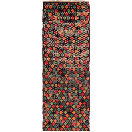 Baluchi Runner Rug Handmade Multi 6' Runner