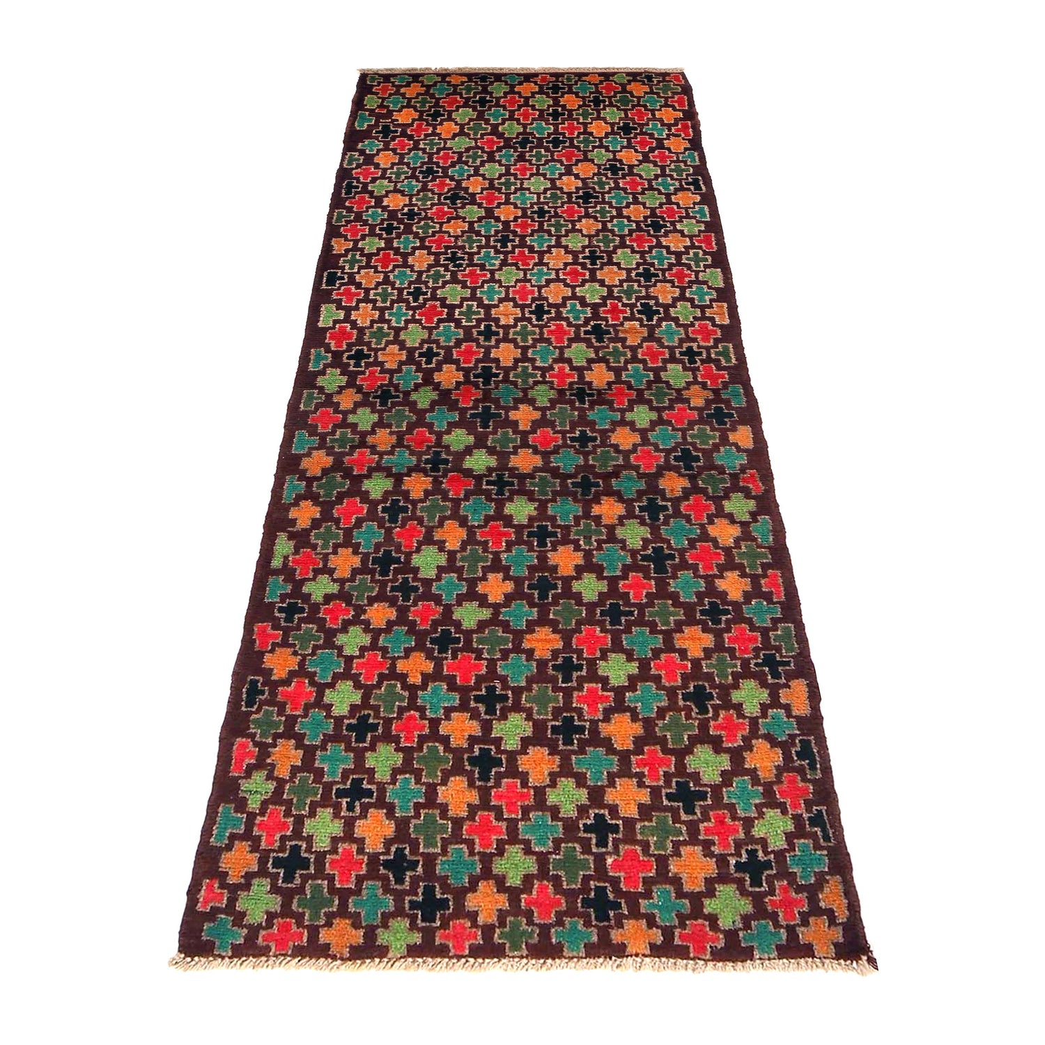 Baluchi Runner Rug Handmade Multi 6' Runner
