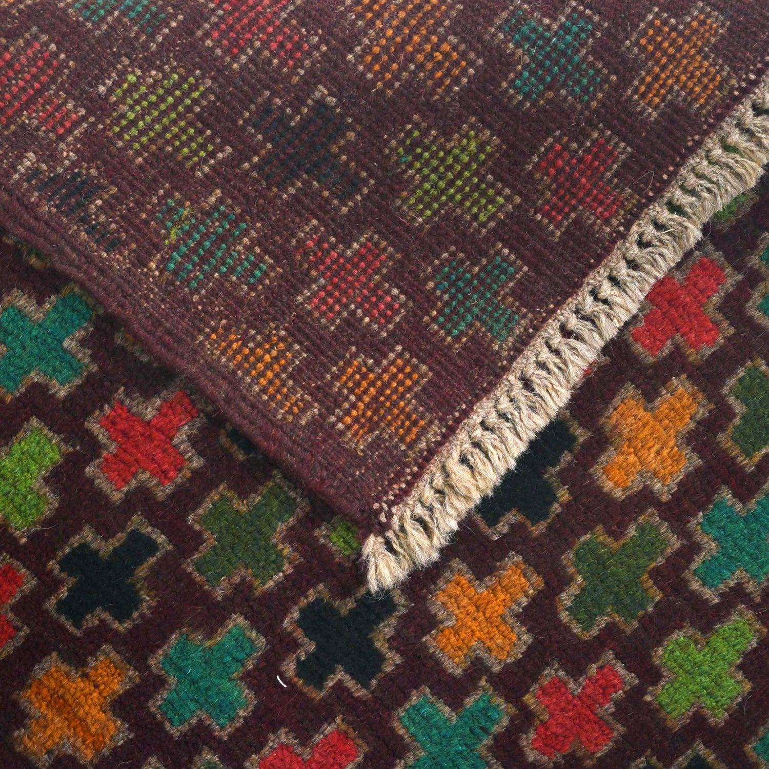 Baluchi Runner Rug Handmade Multi 6' Runner