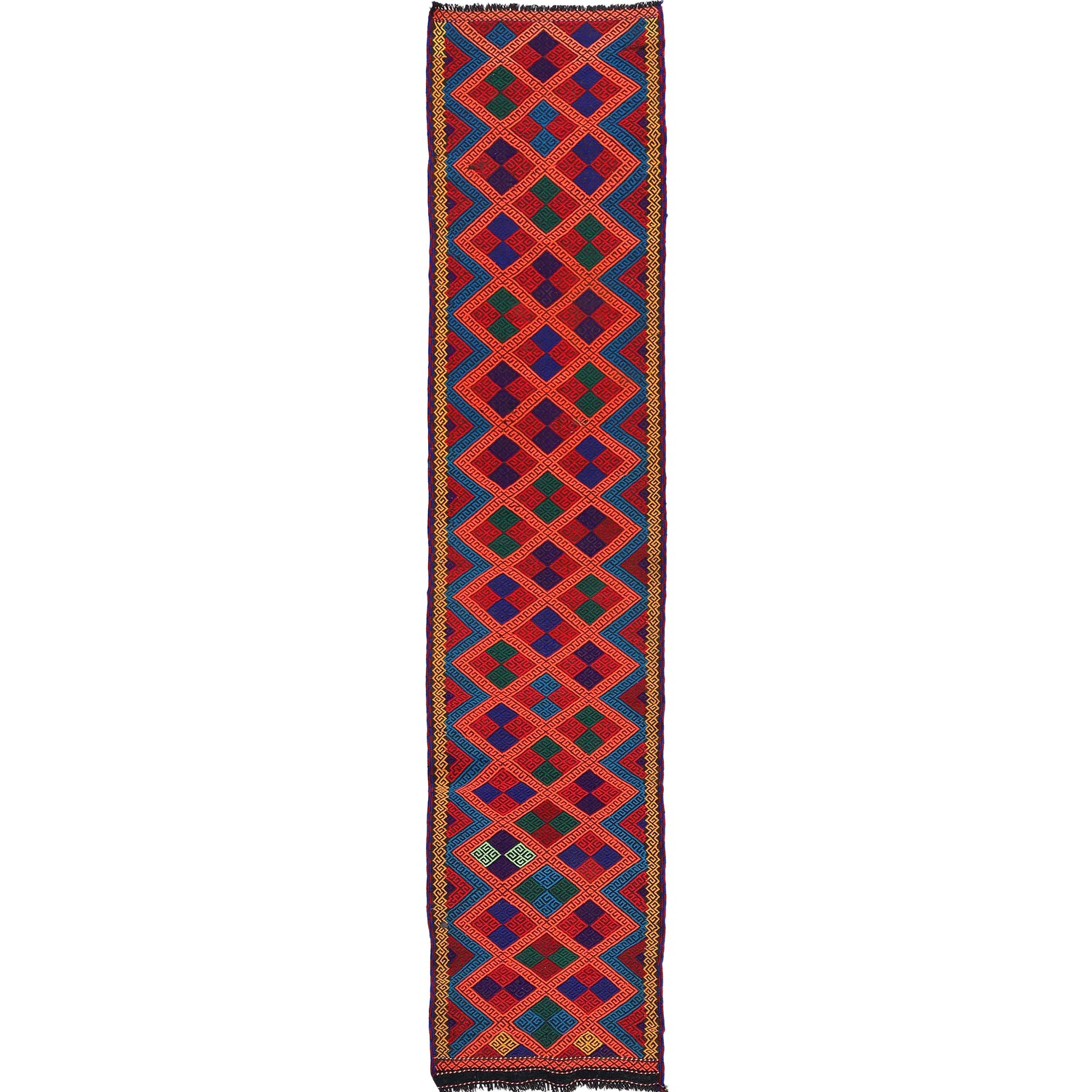 Suzuni Kilim Runner Handmade Multi 10' Runner
