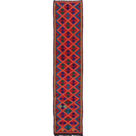 Suzuni Kilim Runner Handmade Multi 10' Runner