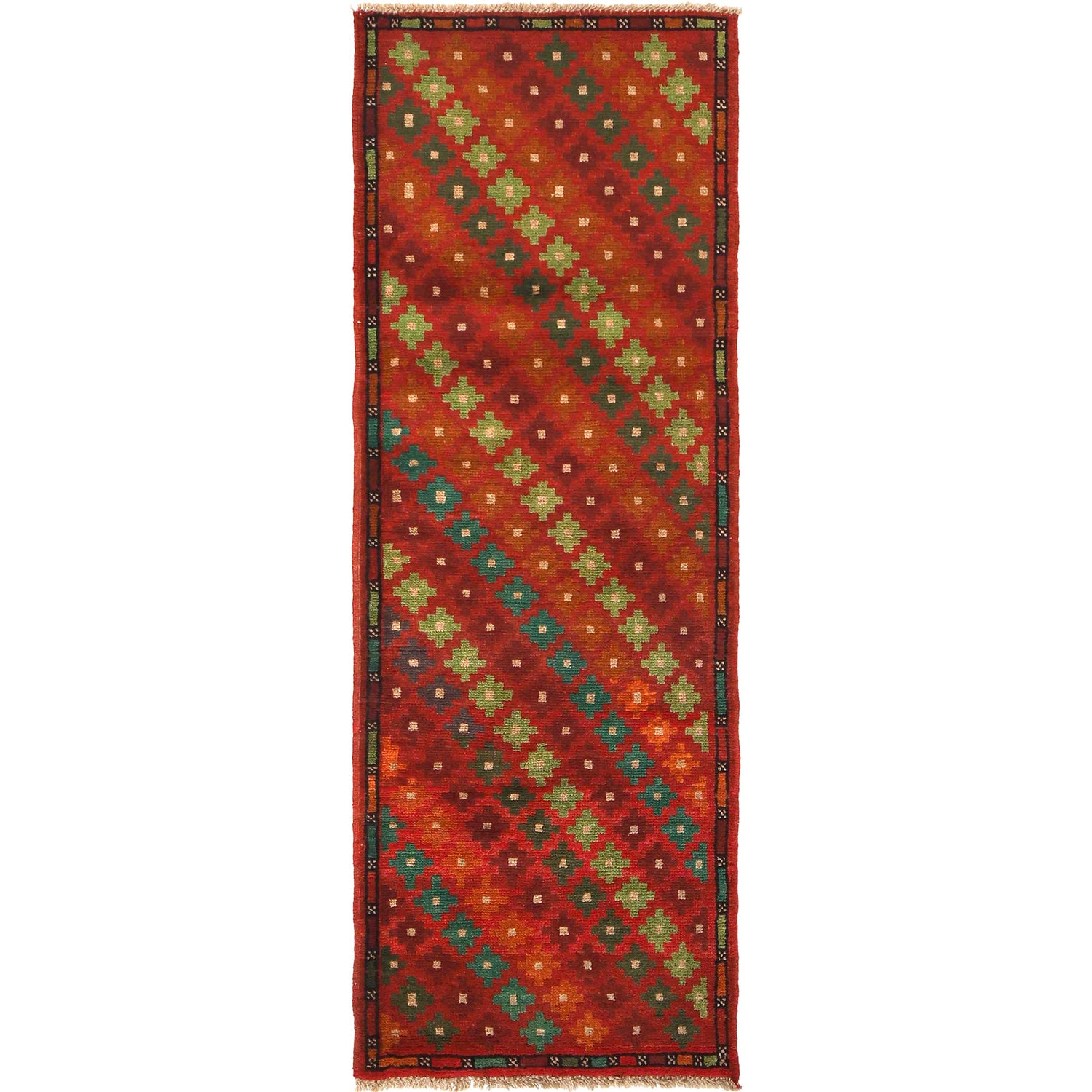 Baluchi Runner Rug Handmade Multi 6' Runner