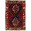 Baluchi Rug Handmade Multi Geometric 4x7 ft