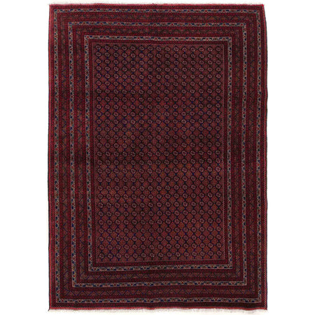Khoja Roshnai Area Rug Handmade Multi Floral 7x10 ft